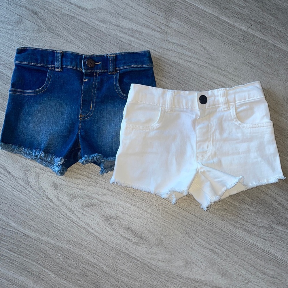 Toddler girl cut off shorts